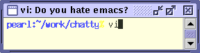 vi: Do you hate emacs?